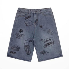 Y2K Women's Baggy Denim Short