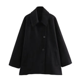 Long Blended Polo Coat