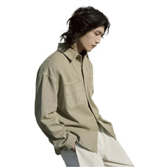 Retro Washed Nostalgic Shirt Jacket