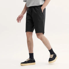 Basic Solid Color Straight-Leg Short
