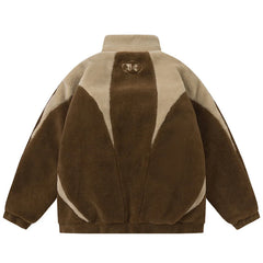 Fuzzy Zipper Jacket