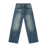 Wide Leg Loose Washed Jeans