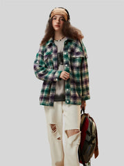 Colourful Vintage Oversize Jacket