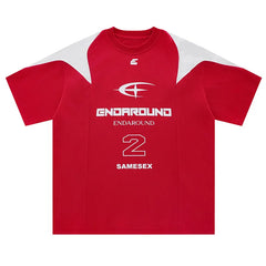 Y2K Letter Print Patchwork T-Shirt