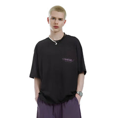 Retro Hand Spray Letter T-Shirt