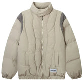 Y2k Padded Heavy Solid Winter Jacket
