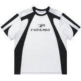 American Style Patchwork Oversized T-Shirt