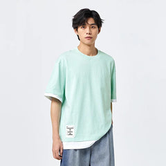 Casual Loose Two Piece Knitted T-Shirt