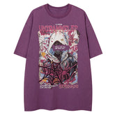 Y2K Spider Letter Printed T-Shirt