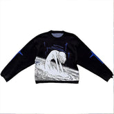 Y2k Gothic Evanglion Puddle Sweater