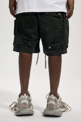 Vintage Washed Tie Dyed Cargo Short