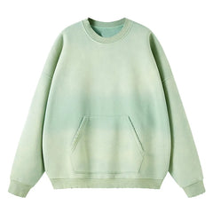 Sprayed Color Oversized Sweatshirt