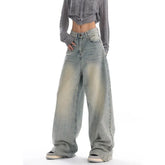 Ultra Wide-Leg Baggy Denim Jeans