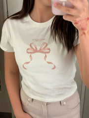'Taking Care Of Me' Bow T-Shirt