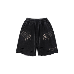 Tiger Claw Ripped Shorts