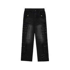 Vintage Multi-Pocket Jeans