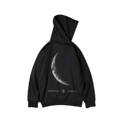 Y2K Crescent Moon Gothic Hoodie
