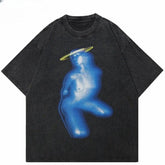 Aesthetic Art Graphic Washed T-Shirt