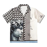 Aesthetic Head Statue David Print Shirt