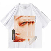 Aesthetic Sunkissed Face Printed T-Shirt