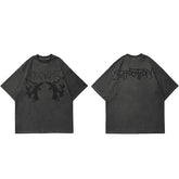 Angel Dark Print Oversized T-Shirt