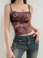 Floral Printed Crop Camisole Top - HouseofHalley