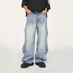 Baggy Wide Leg Boyfriend Jeans