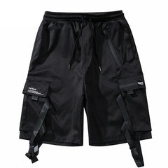 Black Military Cargo Shorts