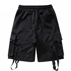 Black Military Cargo Shorts