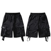Black Military Cargo Shorts