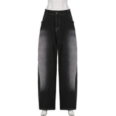 Black Women's Cargo Jeans