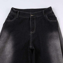 Black Women's Cargo Jeans