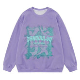 "BRNGDULUD" Print Oversized T-shirt