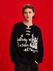 Buckle Knitted Sweater