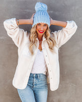 Cabin Pocketed Fleece Jacket - Ivory