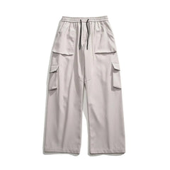 Casual Elastic Waist Cargo Pant