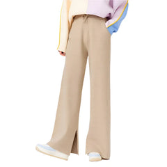 Casual Embroidered Wide Leg Pant