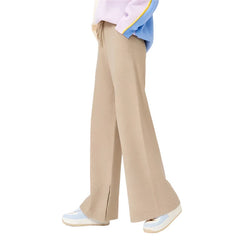 Casual Embroidered Wide Leg Pant