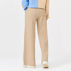 Casual Embroidered Wide Leg Pant