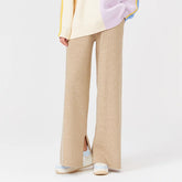 Casual Embroidered Wide Leg Pant