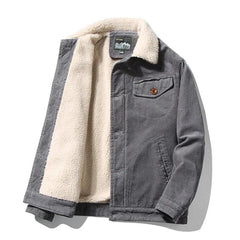 Casual Fur Corduroy Jacket