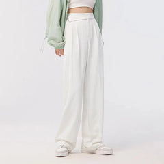 Casual High Waist Wide Leg Pant