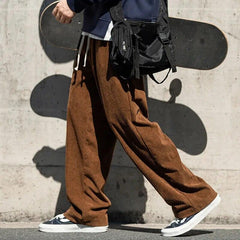 Casual Loose Straight Corduroy Pants