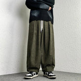 Casual Solid Oversize Harem Pant