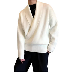 Casual V-neck Knitted Loose Cardigans