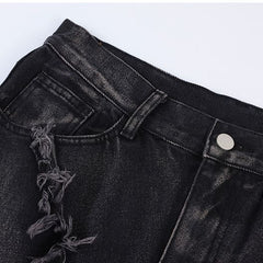 Spider Black Denim Jeans