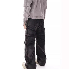Spider Black Denim Jeans