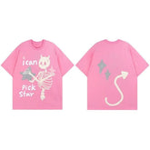 Devil Horn Skull Skeleton T-Shirt