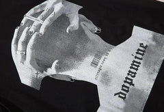 Crazy Head Printed Oversized T-Shirt