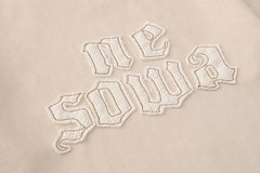 Embroidery Flame Burning Print T-Shirt